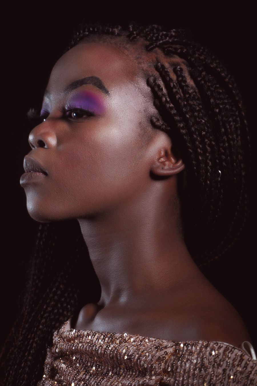 Lashes and glam